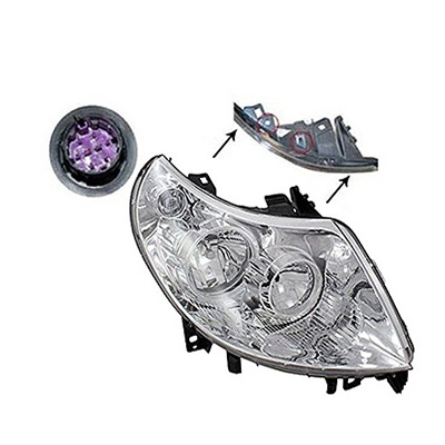 Front Headlight Right Electric with Motor FIAT DUCATO