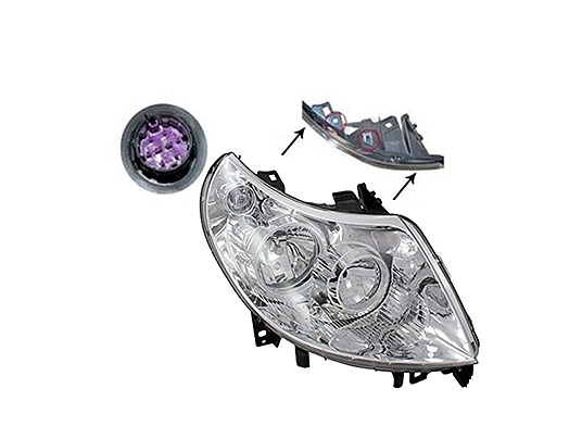 Front Headlight Right Electric with Motor FIAT DUCATO